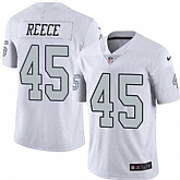 Nike Men & Women & Youth Raiders 45 Marcel Reece White Color Rush Limited Jersey,baseball caps,new era cap wholesale,wholesale hats